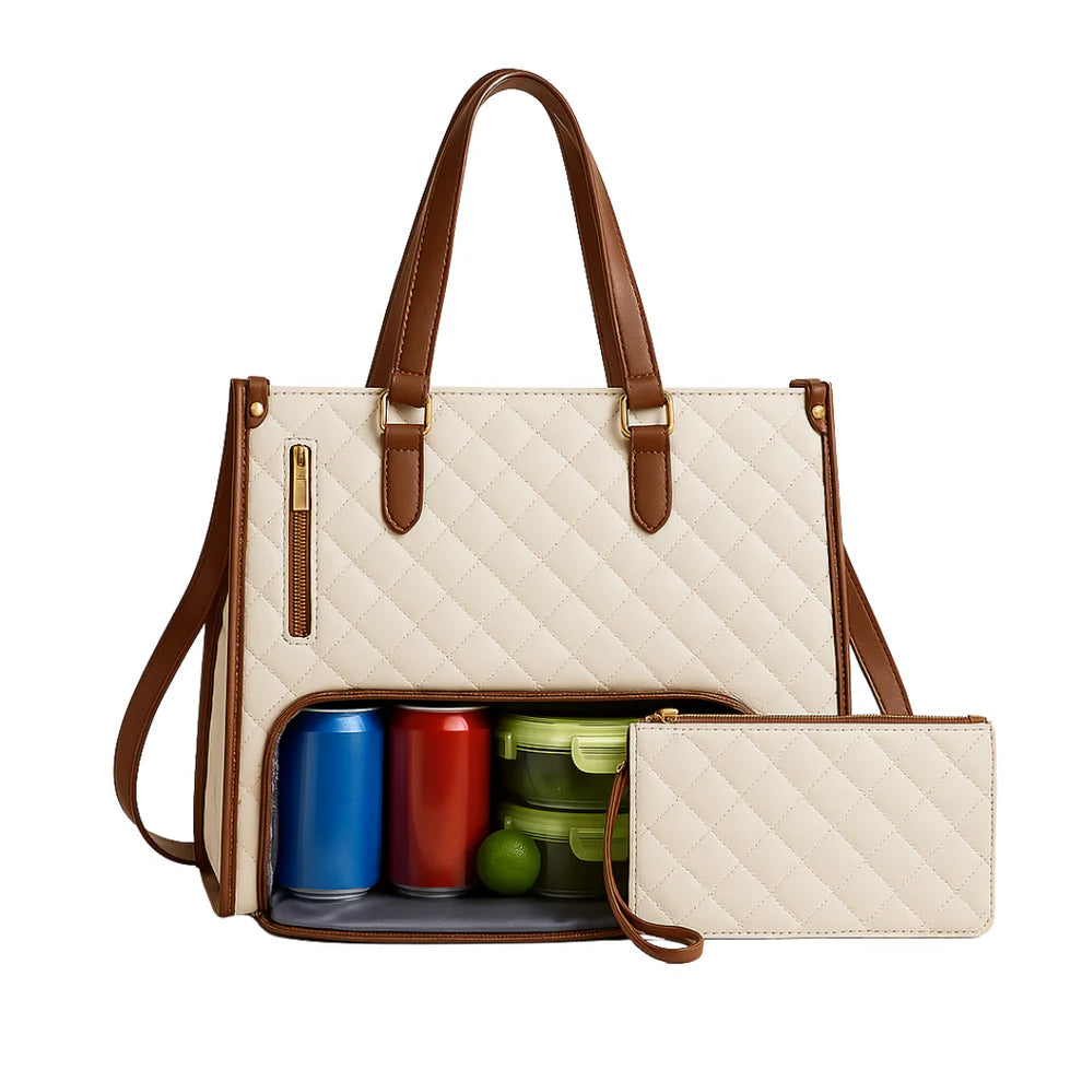 Tote Bag Lunch Bag Combo